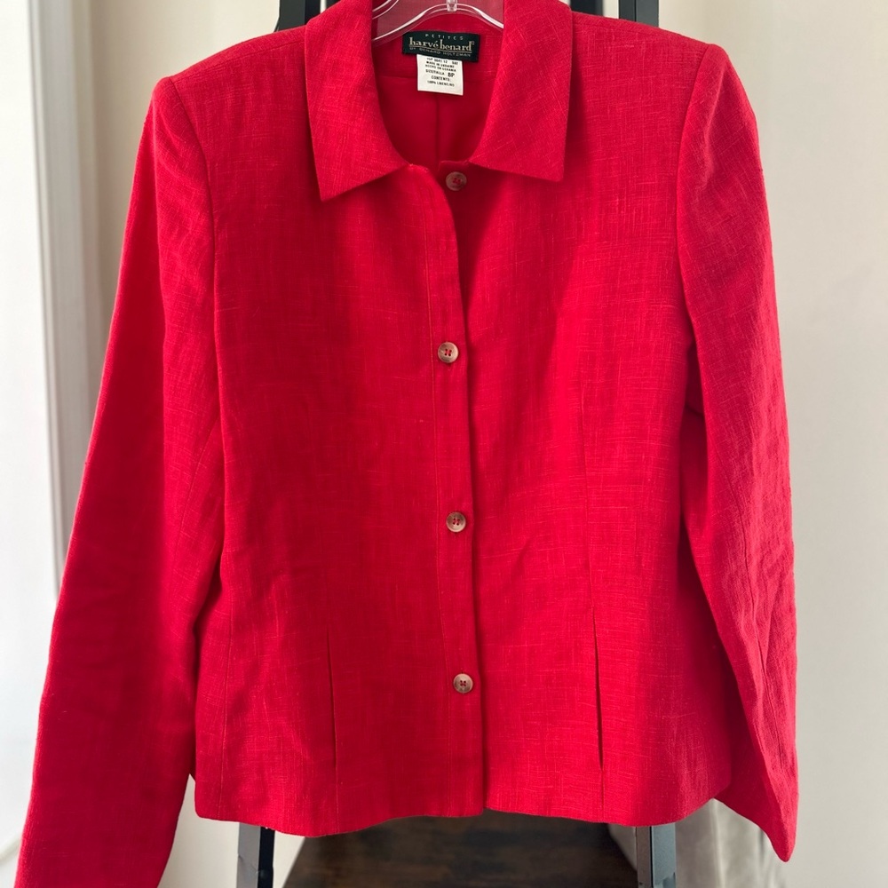 Harve Benard Vibrant Red Women's Blazer